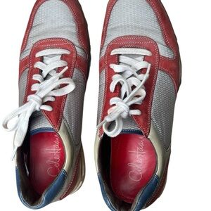Cole Haan & Nike Air Red and White Retro Sneakers